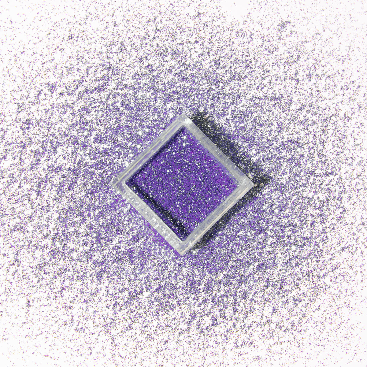 Glitterpuder violett