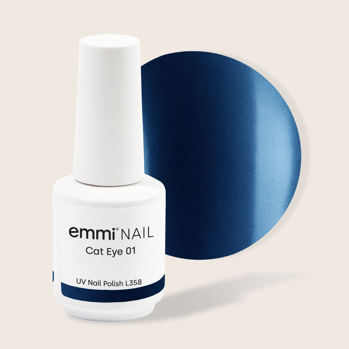 Shellac UV Polish Cat Eye 01 15ml -L358-