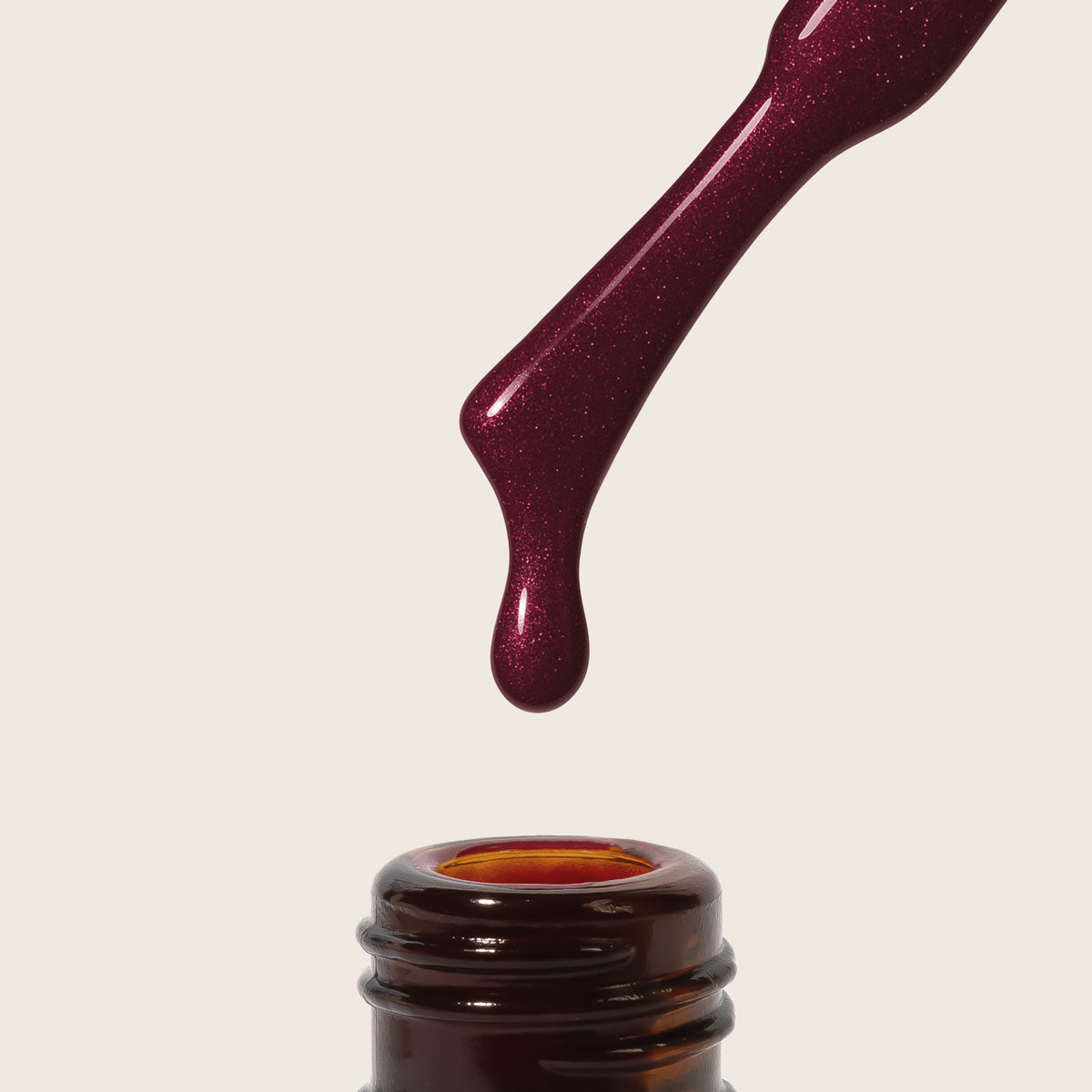 Vernis UV Shellac Métallisé Canneberge 15 ml -L383- 