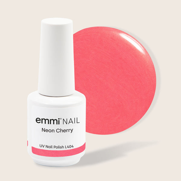 Shellac UV Polish Neon Cherry 15ml -L404- 