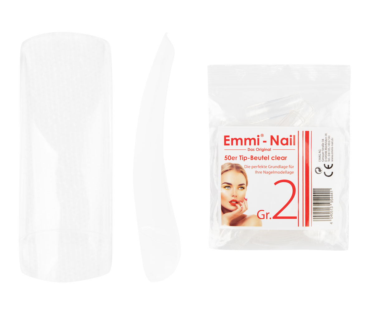 Tip-Beutel Clear 50St., Gr. 2