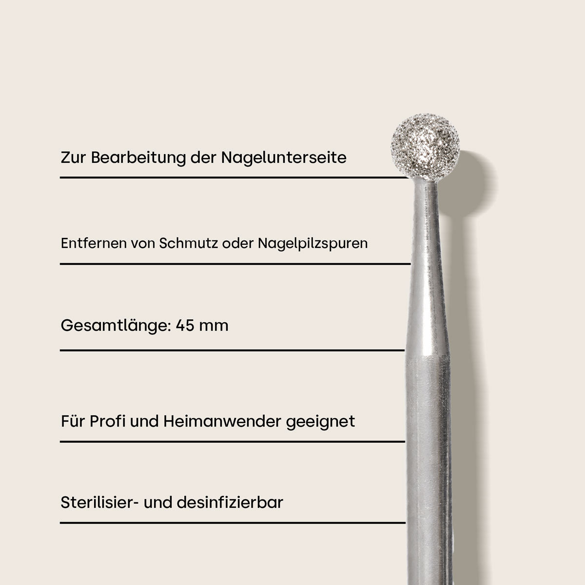 Promed Saphir-Bit - rund