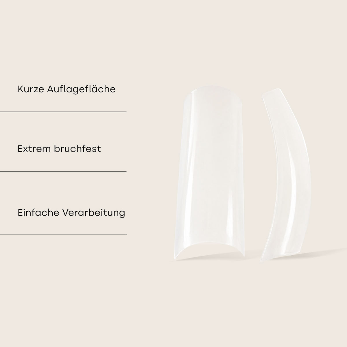 Tipkasten "Curved Straight" 100St.