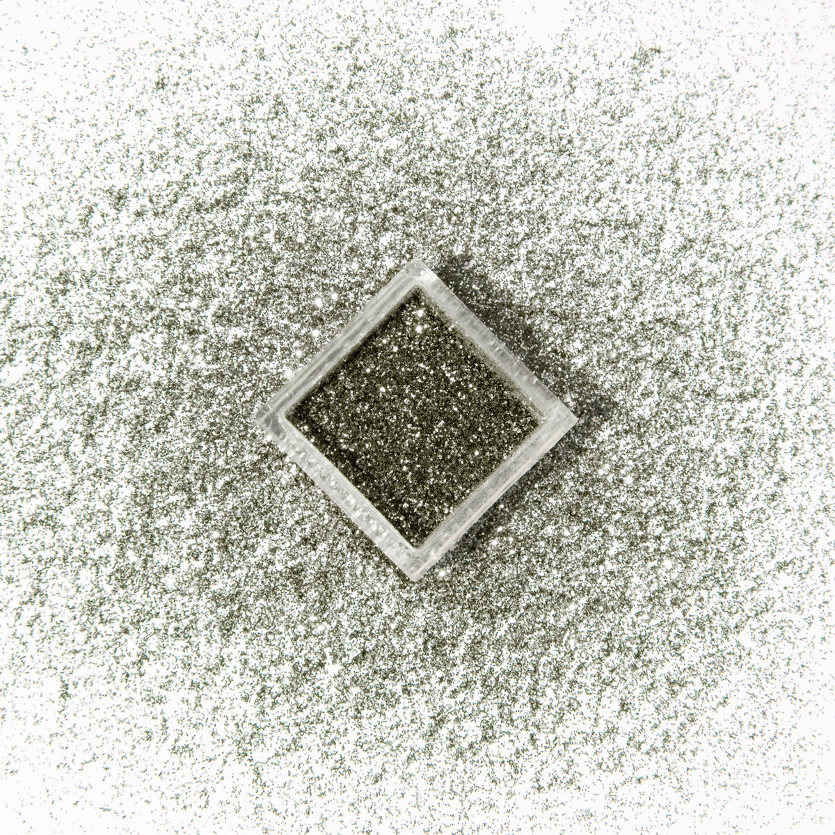 Glitterpuder olive