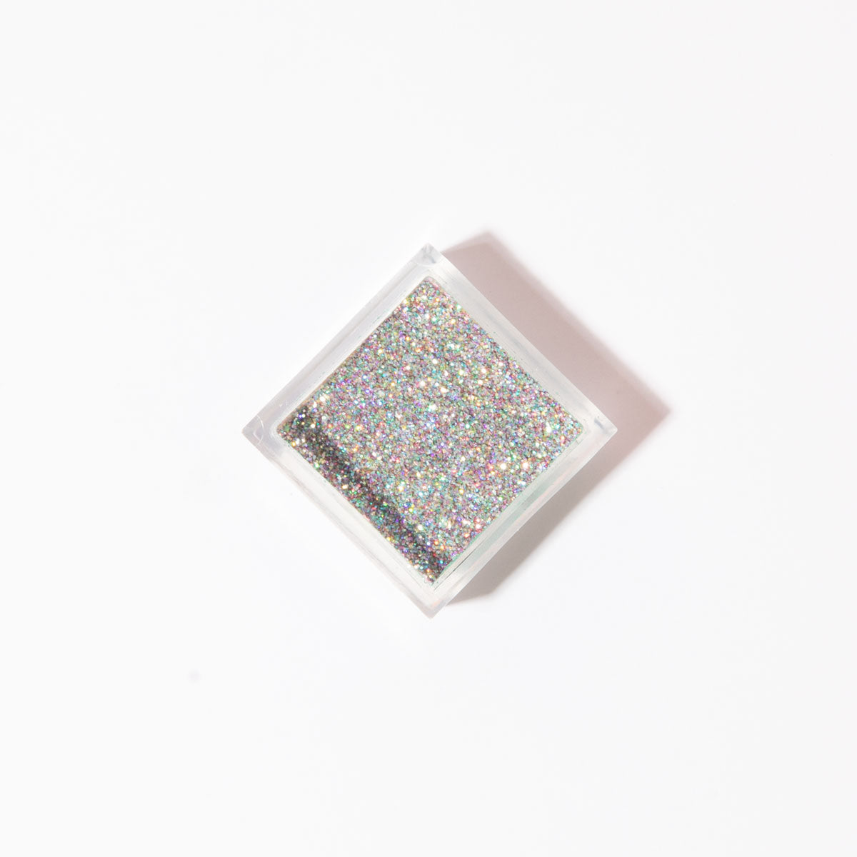 Glitterpuder silber hologramm