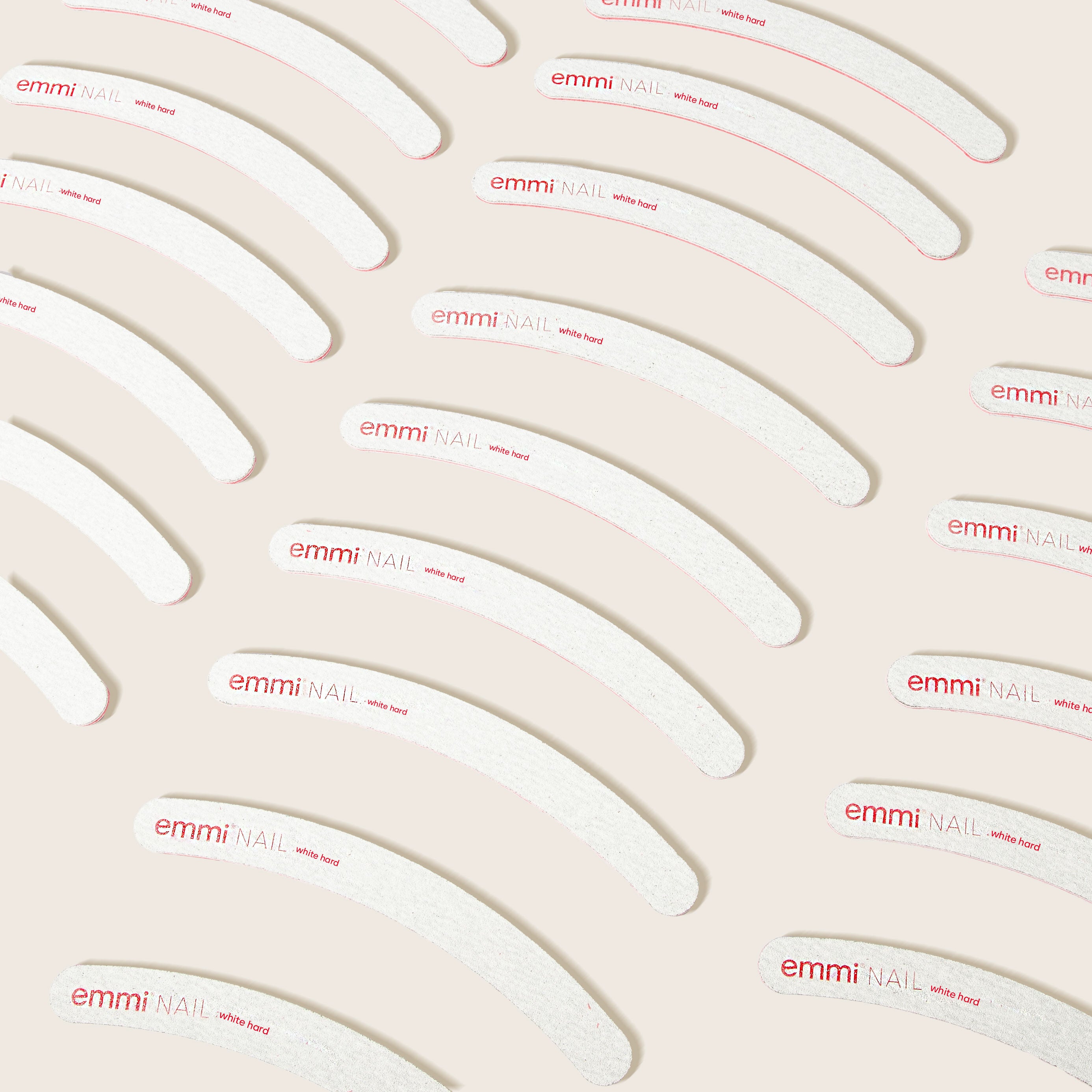 Ergonomic file white hard file 80/80 (pack of 50)