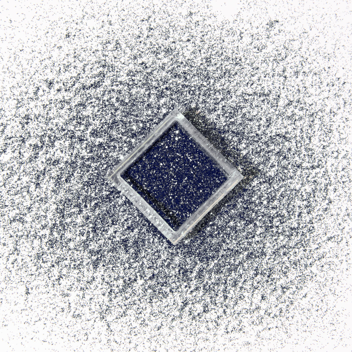 Glitterpuder dunkelblau