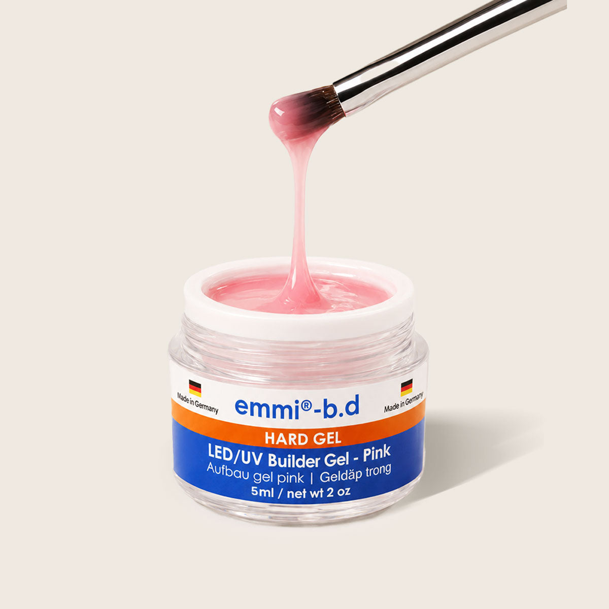 Emmi-Nail UV/LED Hard Gel Builder Gel Pink