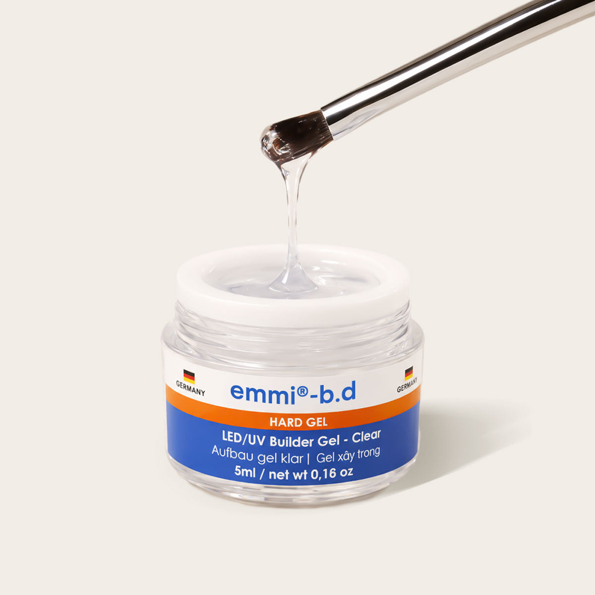 Emmi-Nail UV/LED Hard Gel Builder Gel Clear
