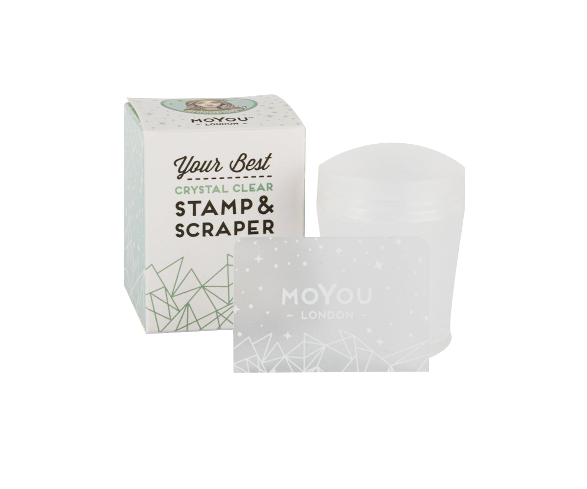 MoYou-London Crystal Clear Stamper und Scraper