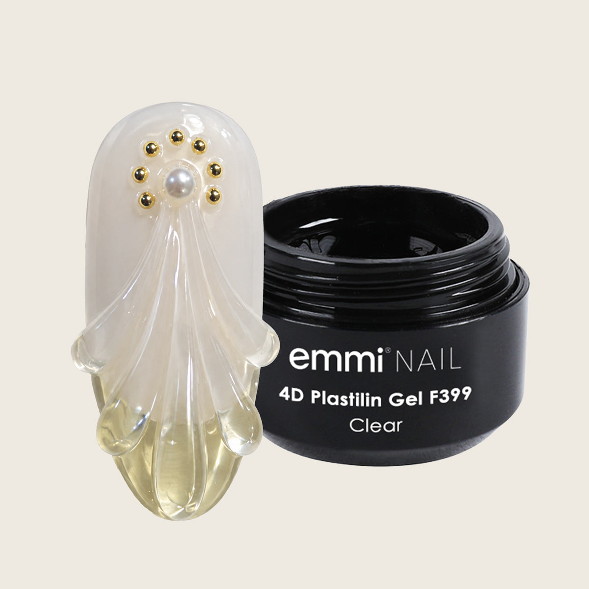Emmi-Nail 4D Plastilin Gel Clear 8g -F399-