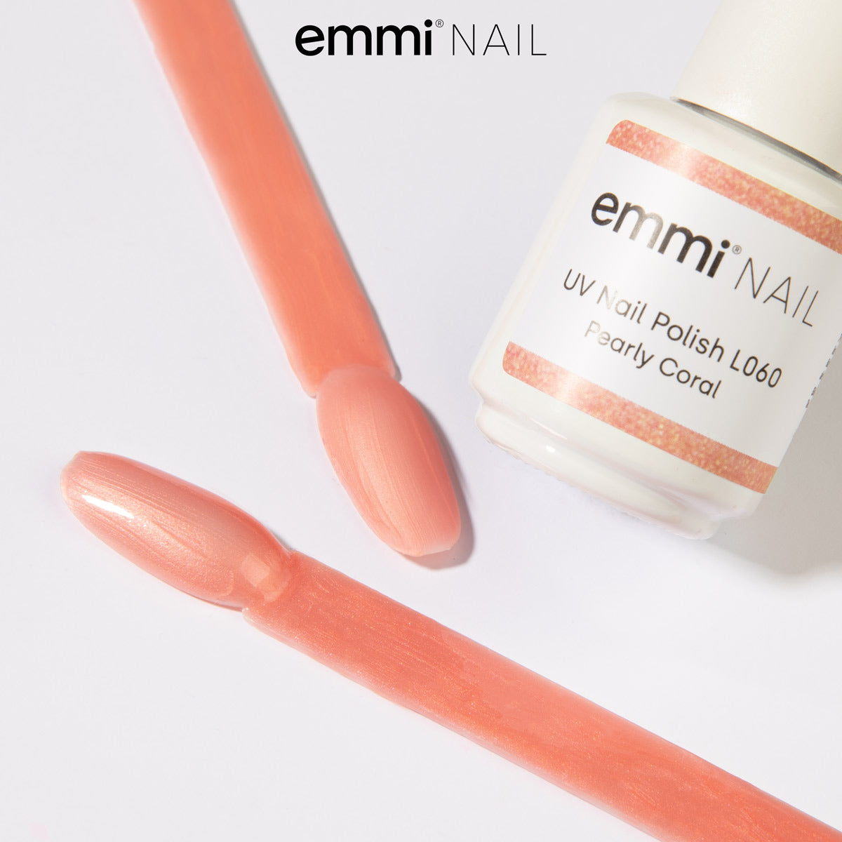 Shellac UV Polish Pearly Coral 15ml -L060- 