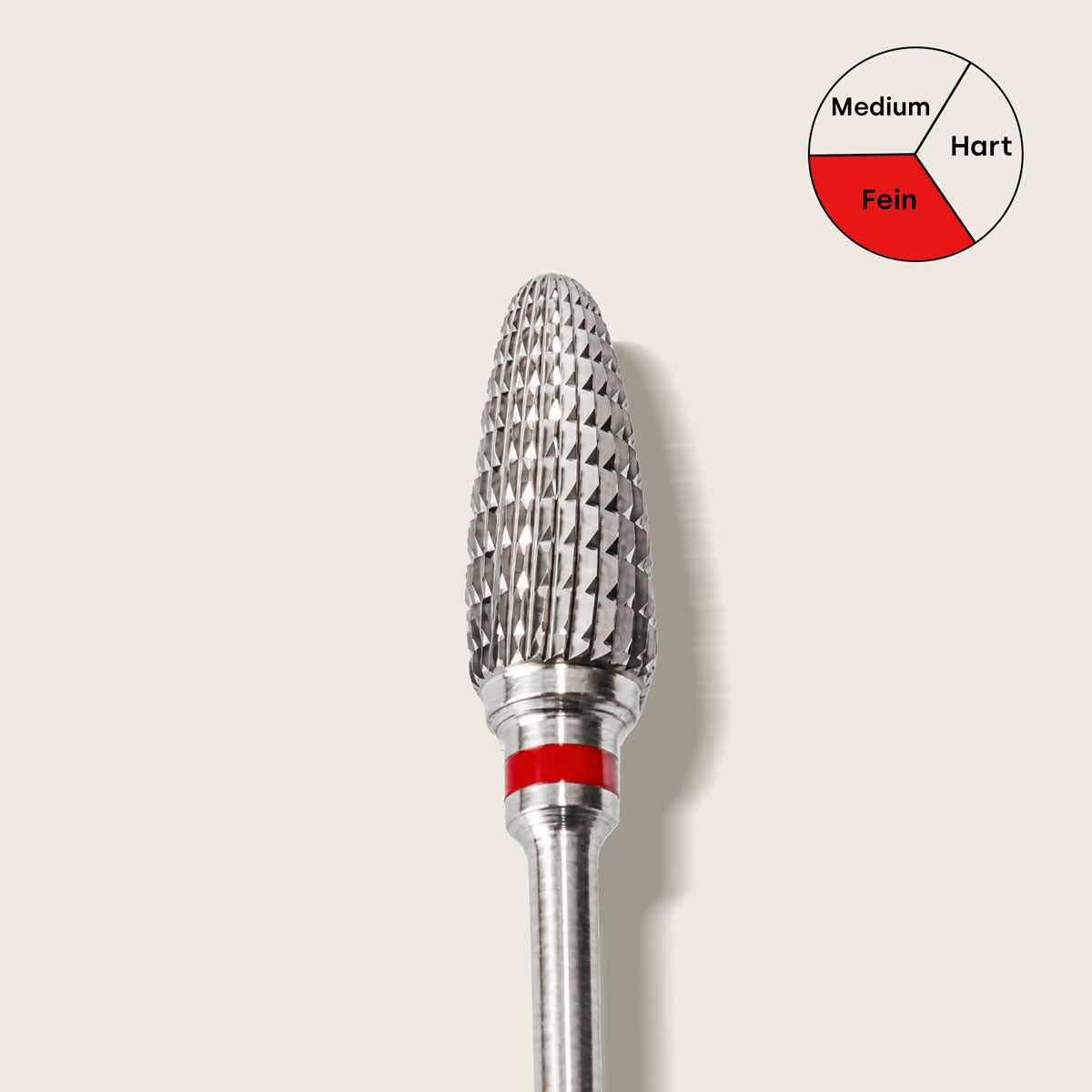 Emmi-Nail Hartmetall Bit-Tropfenform *fein*