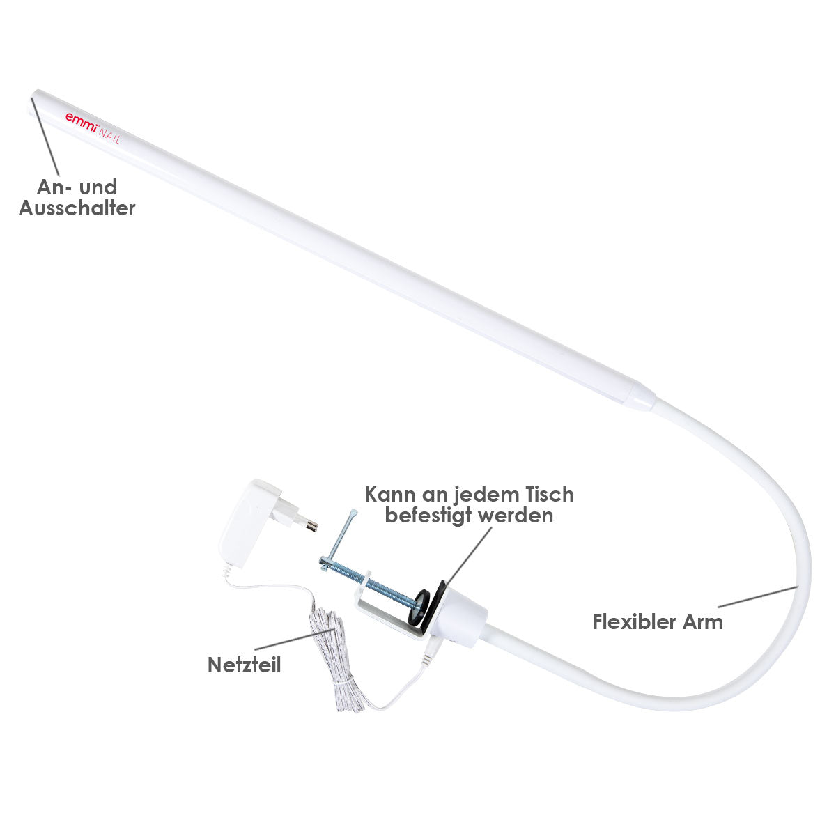 Flexi LED 2.0 workstation light - white 