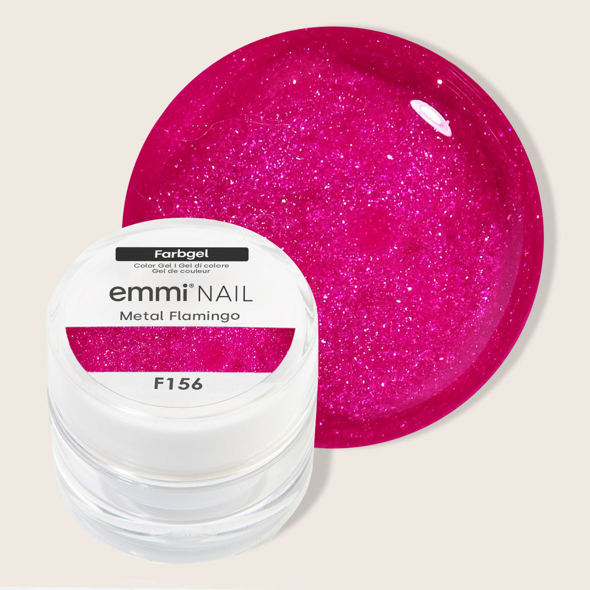 Emmi-Nail Farbgel Metal Flamingo 5ml -F156-