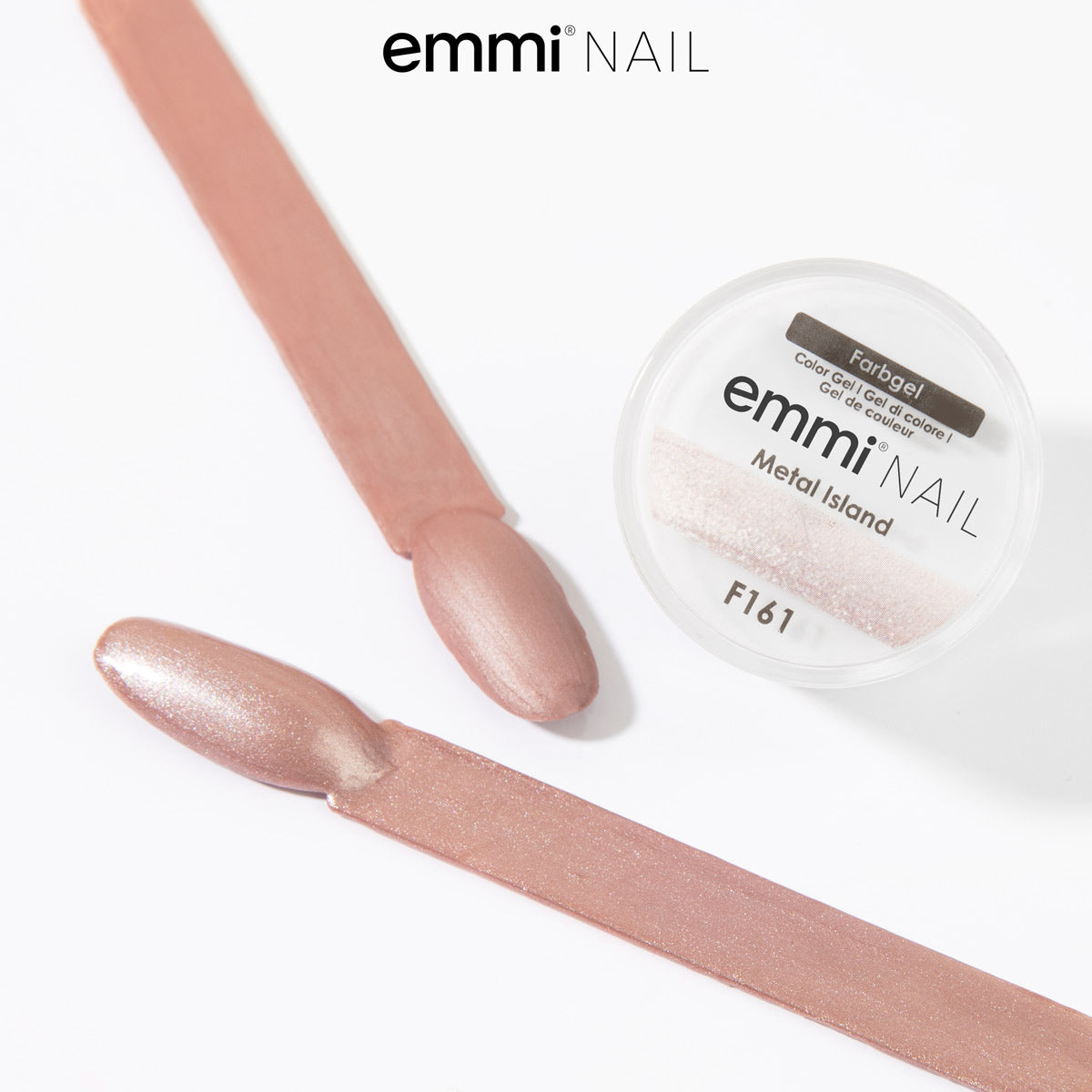 Gel de couleur pour ongles Emmi Metal Island 5 ml -F161-