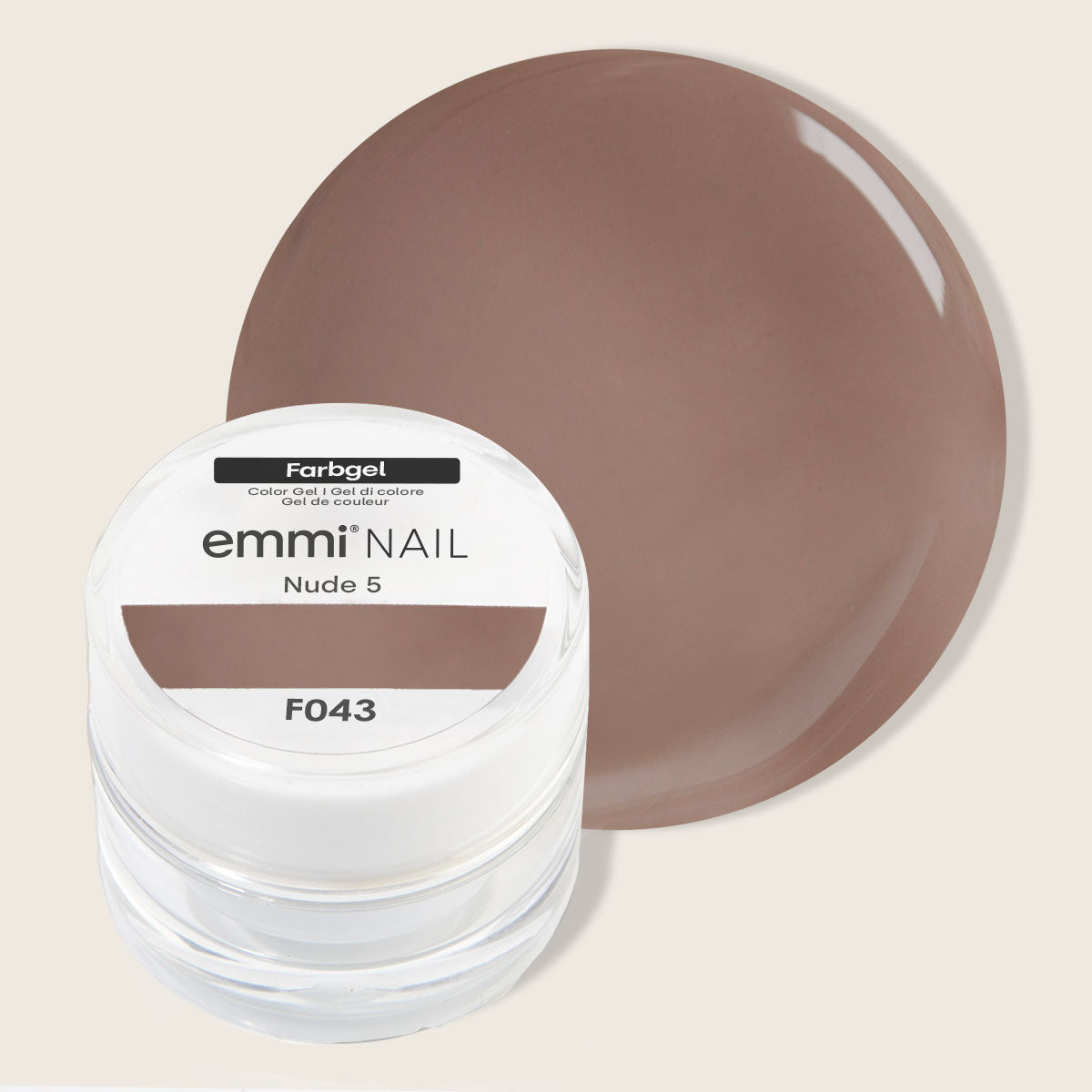 Gel de couleur Emmi-Nail Nude 5,5 ml -F043-