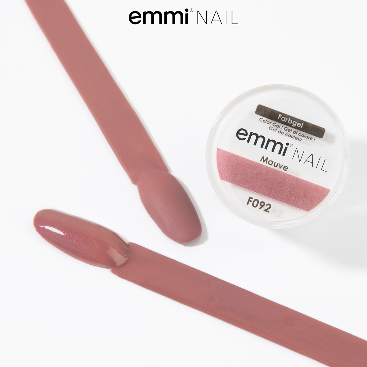 Gel de couleur pour ongles Emmi Mauve 5 ml -F092-