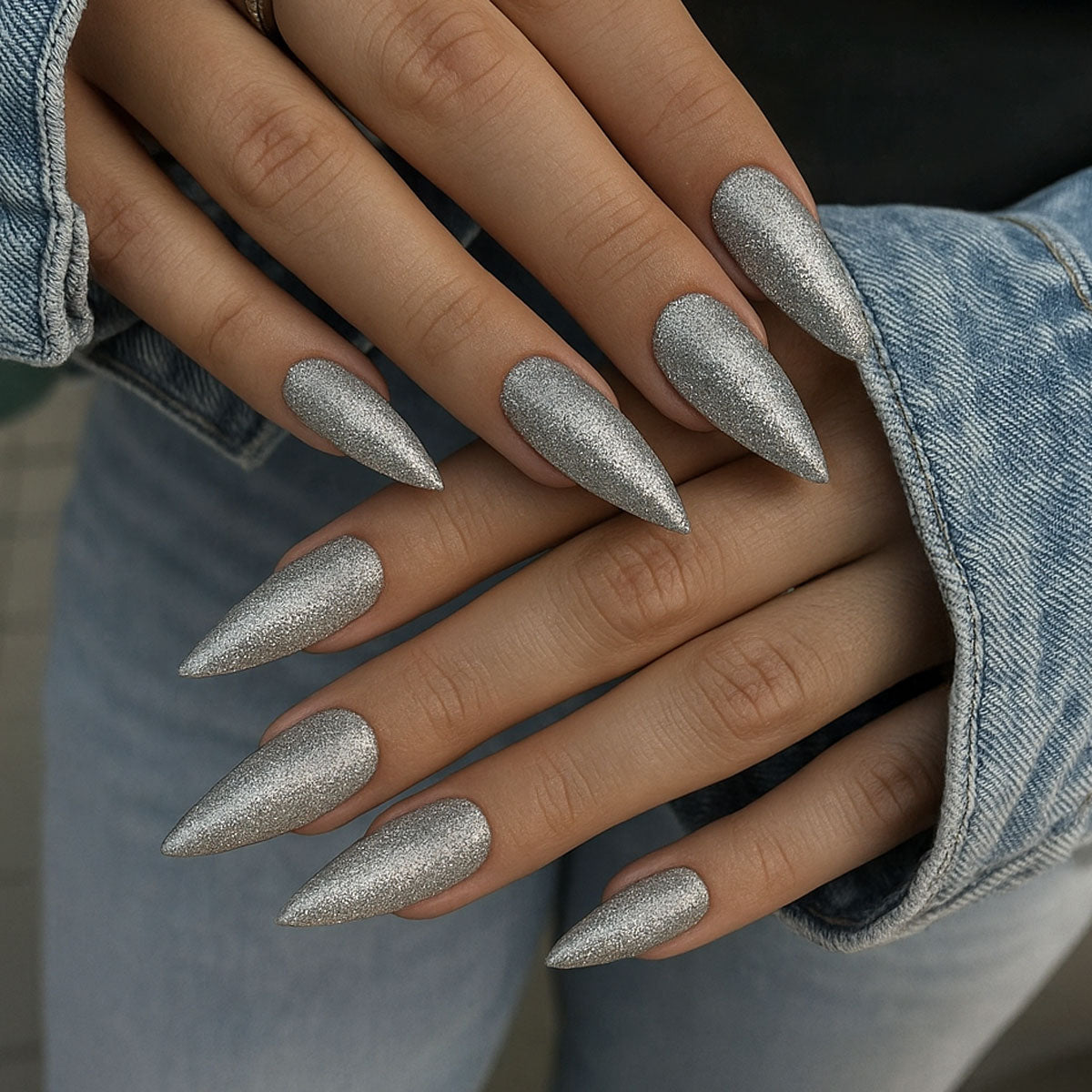 Emmi-Nail Farbgel Sparkling Silver 5ml -F146-
