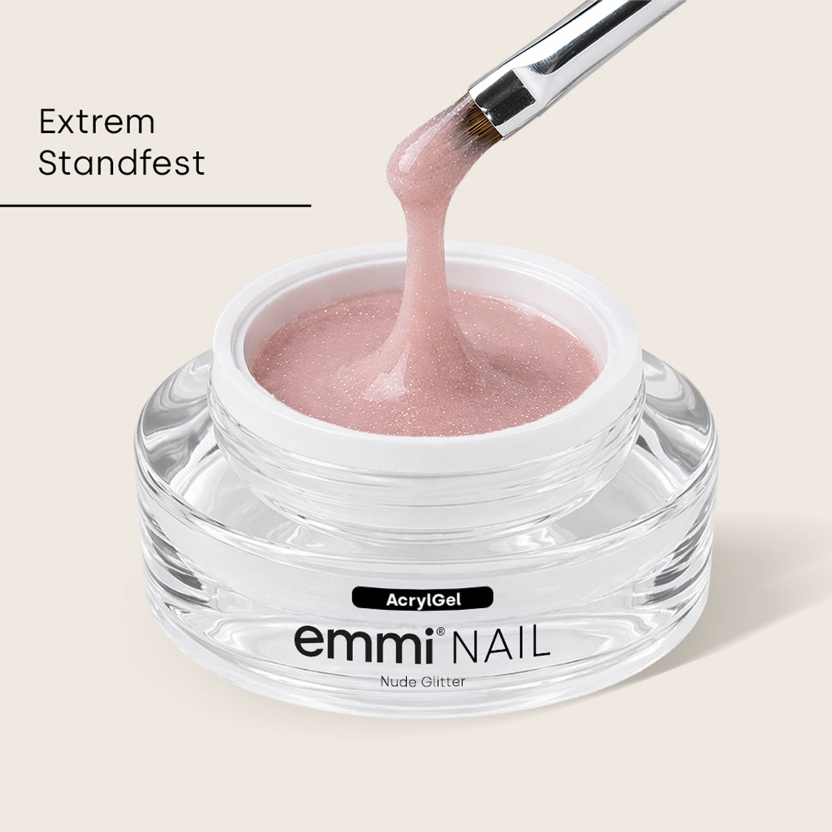 Emmi-Nail Acryl Gel Nude Glitter 15ml
