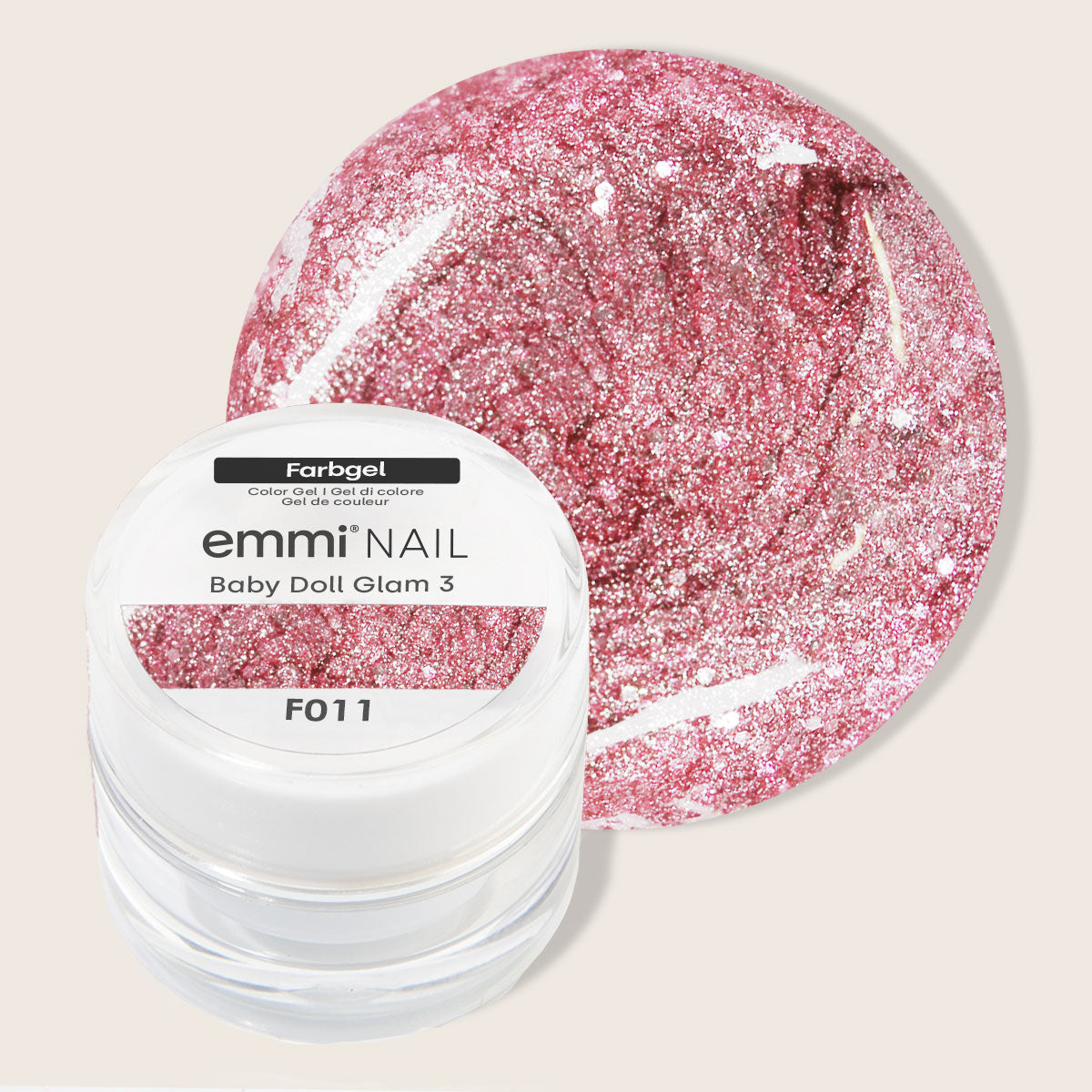 Emmi-Nail Farbgel Baby Doll Glam 3 5ml -F011-