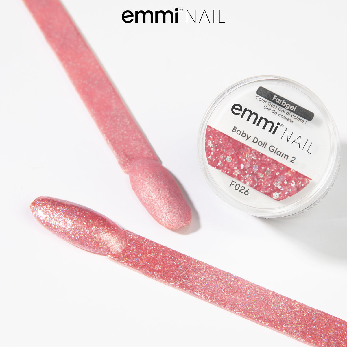 Emmi-Nail Color Gel Baby Doll Glam 2 5ml -F026-