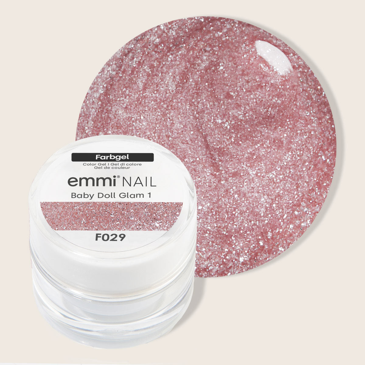 Emmi-Nail Farbgel Baby Doll Glam 1 5ml -F029-