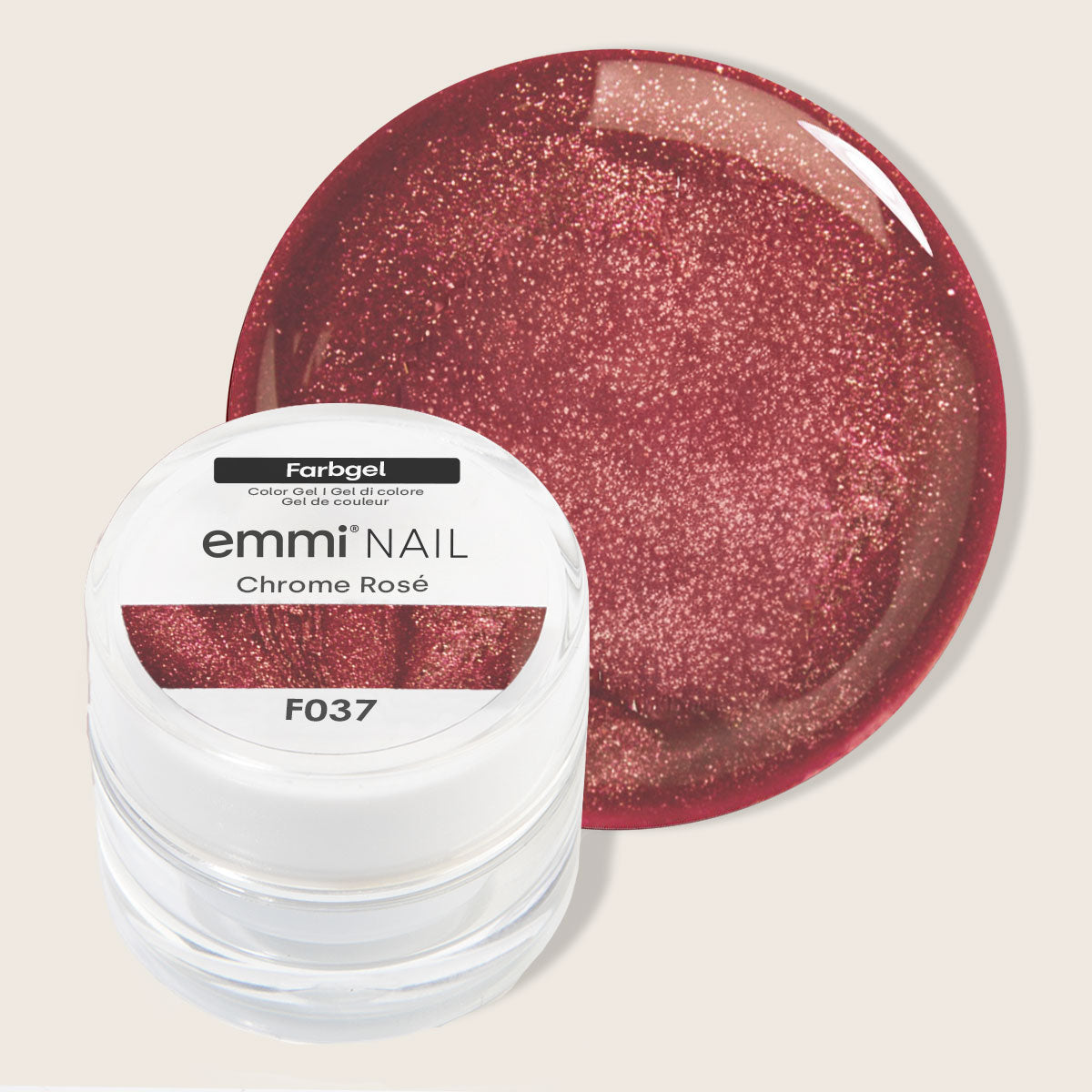 Emmi-Nail Color Gel Chrome Rosé -F037-