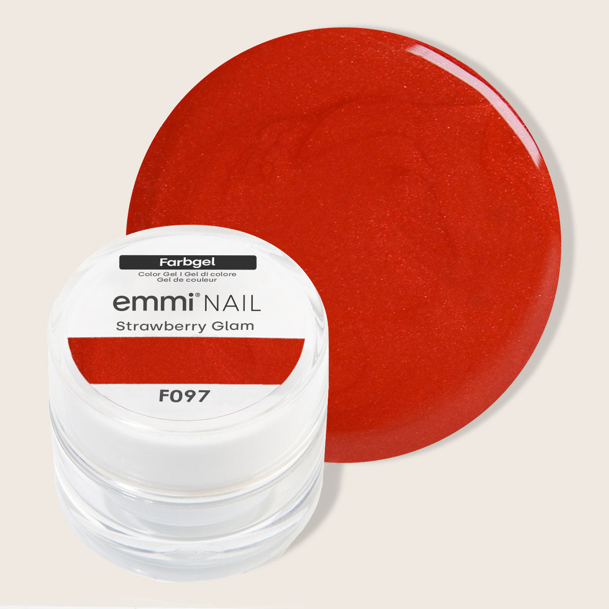 Emmi-Nail Farbgel Strawberry Glam 5ml -F097-