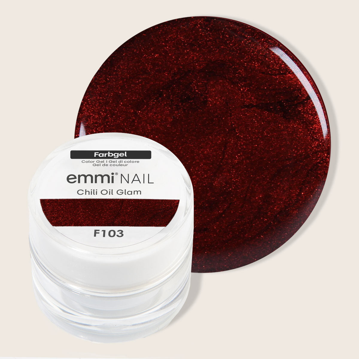 Emmi-Nail Farbgel Chili Oil Glam 5ml -F103-