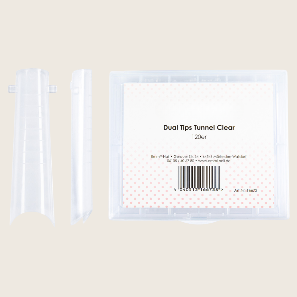 Dual Tips Popits Tunnel Clear 120St.