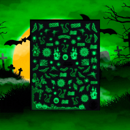 Autocollants pour ongles 3D Emmi-Nail Halloween Spooky