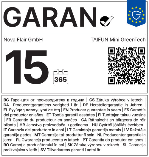 Staubabsaugung Taifun MINI GreenTech