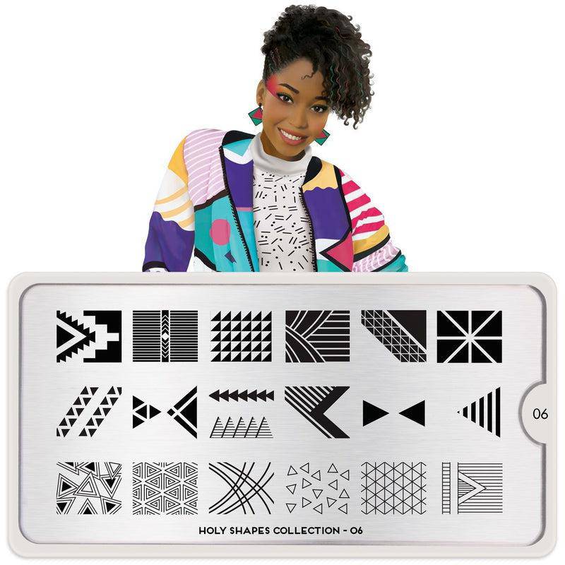 MoYou-London Stamping Schablone Holy Shapes 06