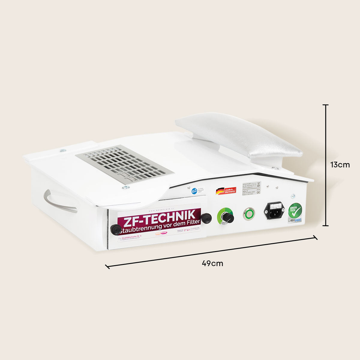 Mobile tabletop dust extractor Taifun 3 GreenTech 
