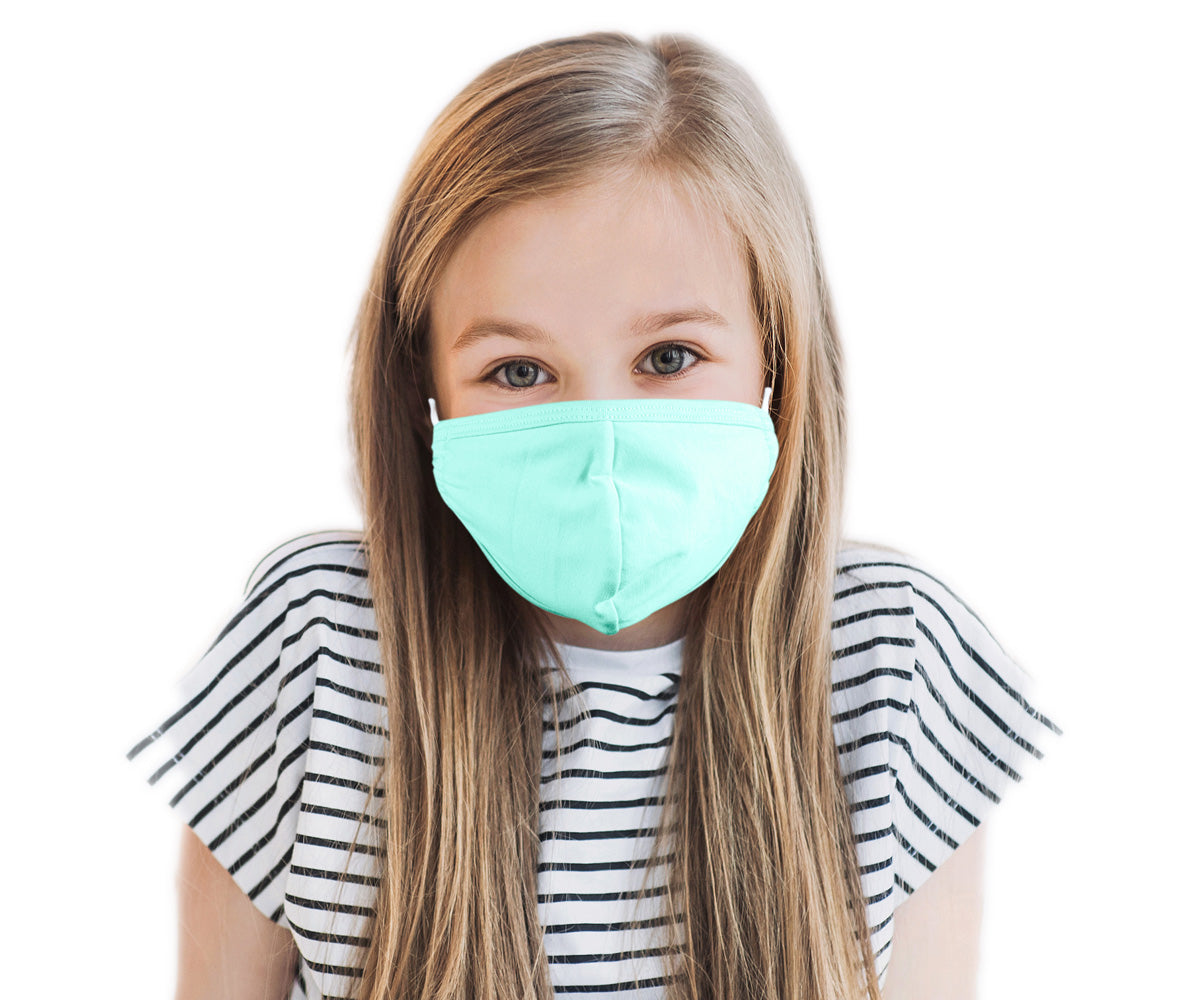 Masque bouche et nez pour enfants Emmi *menthe*
