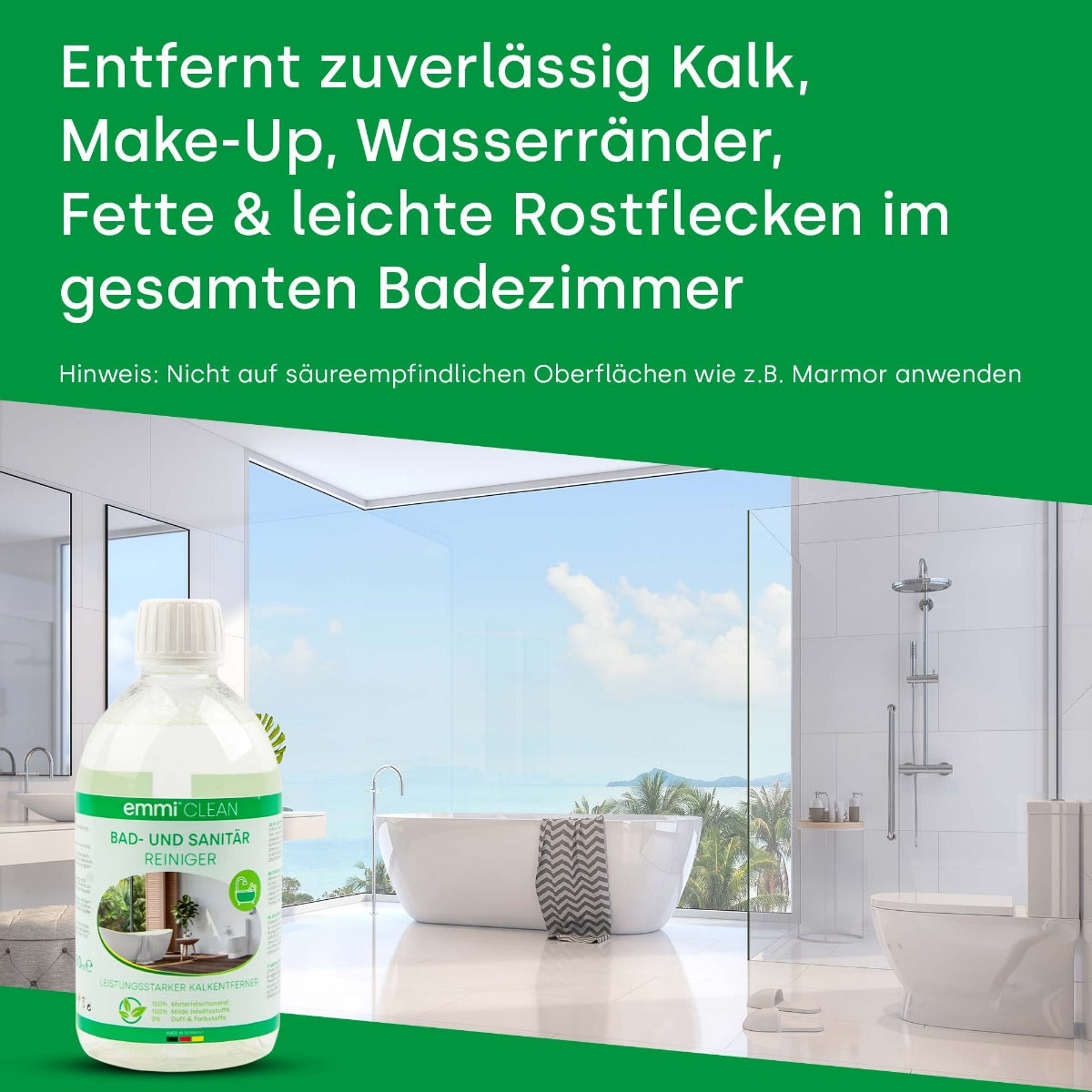 emmi-Clean Bathroom &amp; Sanitary Cleaner 500ml 