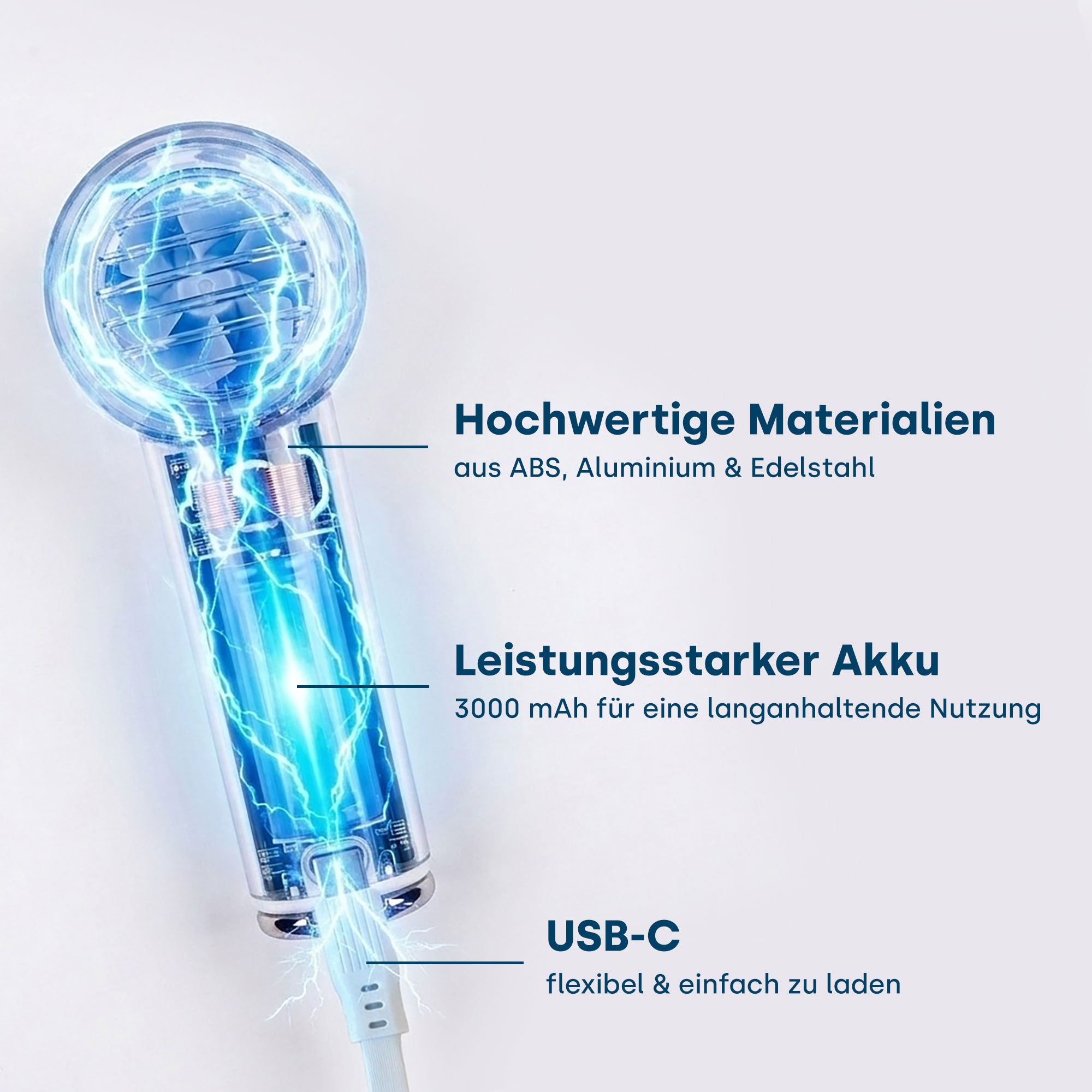 Emmi-Air Handventilator mit Ultraschall-Kühlfunktion