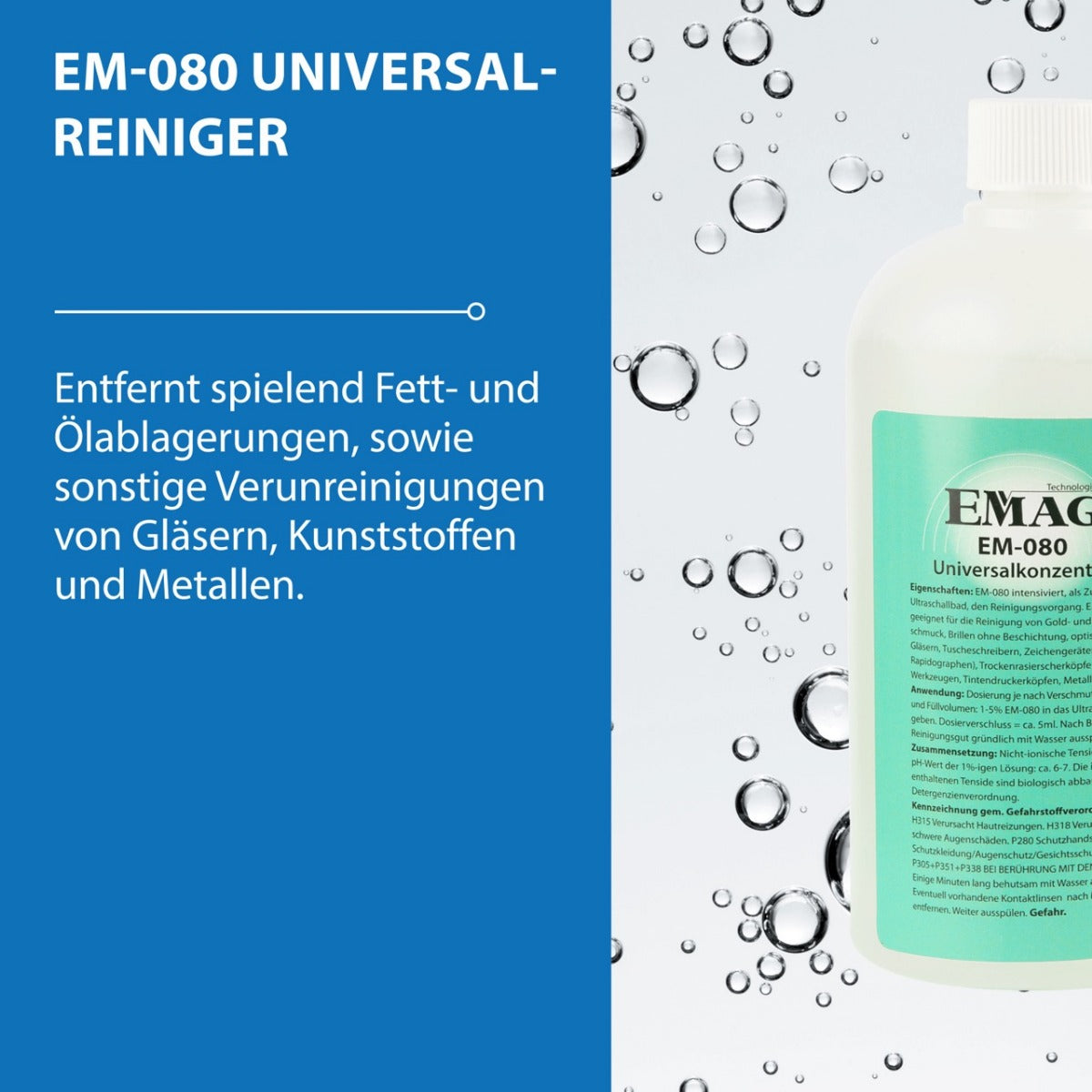 Universalreiniger für Ultraschallgeräte EM-080 500ml