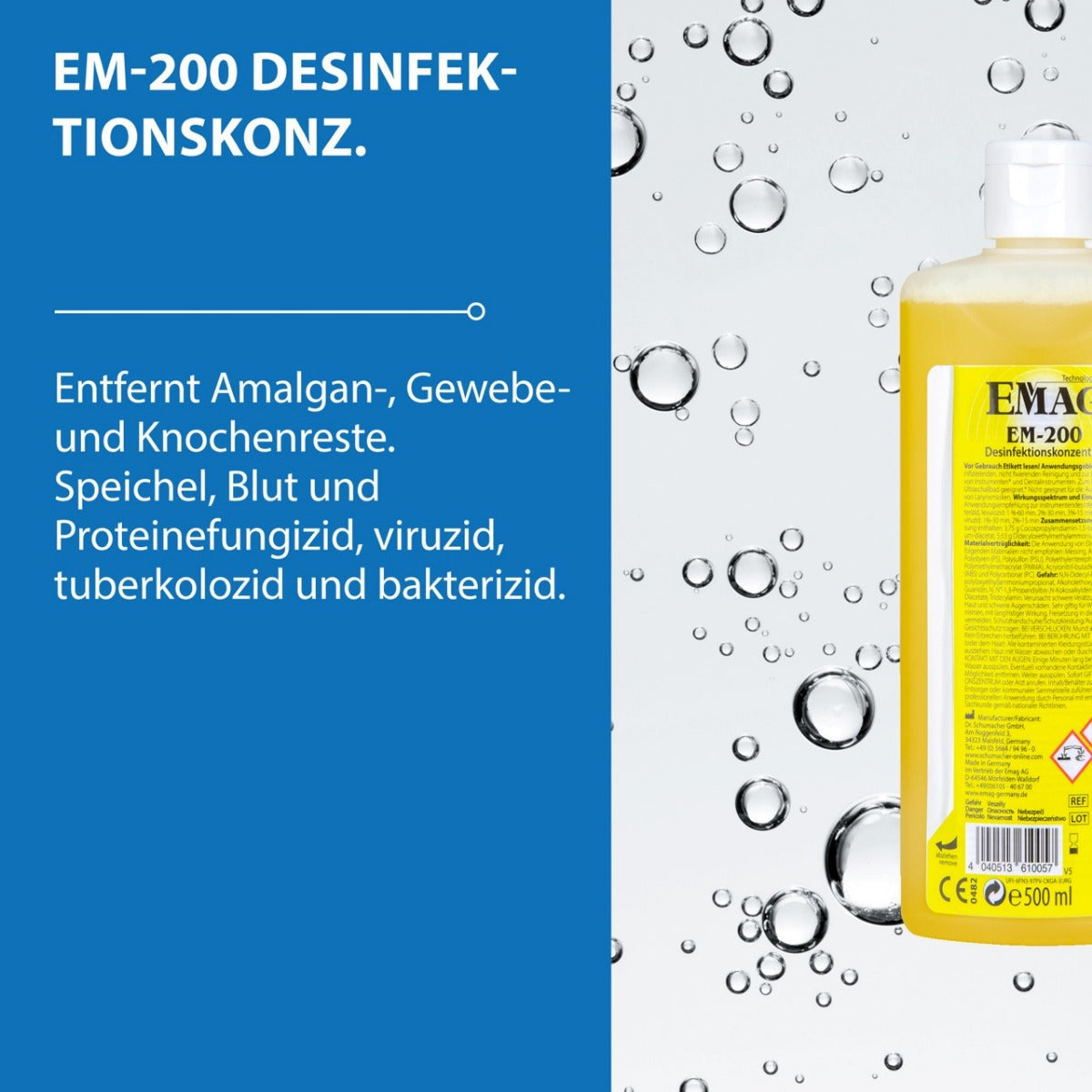 EM 200 Disinfectant Concentrate 500ml