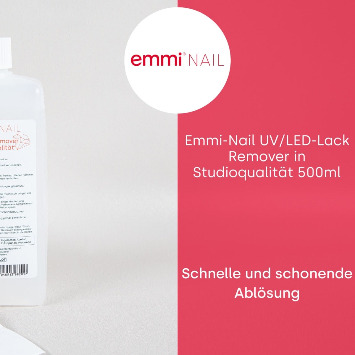 Shellac / UV varnish remover *studio quality* 500ml