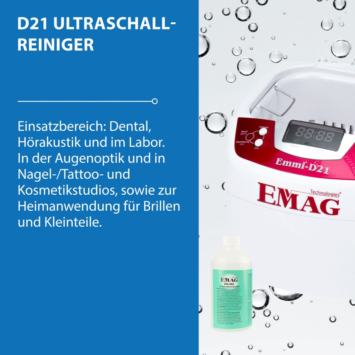 Ultraschallreiniger 2L Emmi-D21