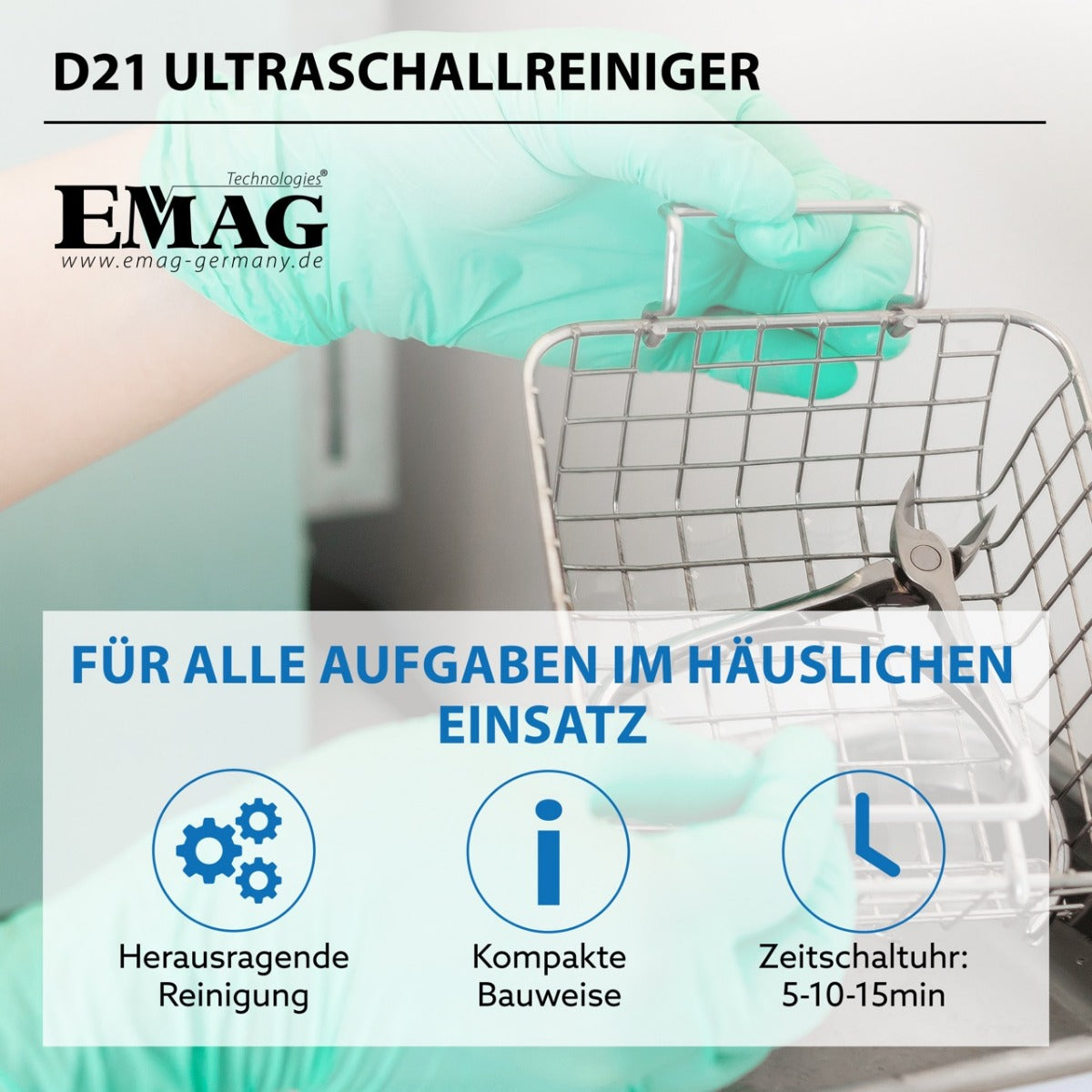 Ultraschallreiniger 2L Emmi-D21