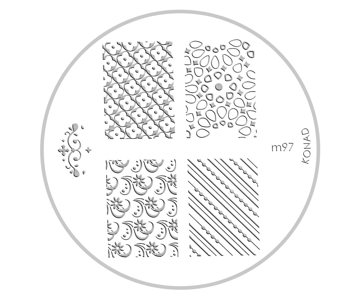 Konad stencil M97