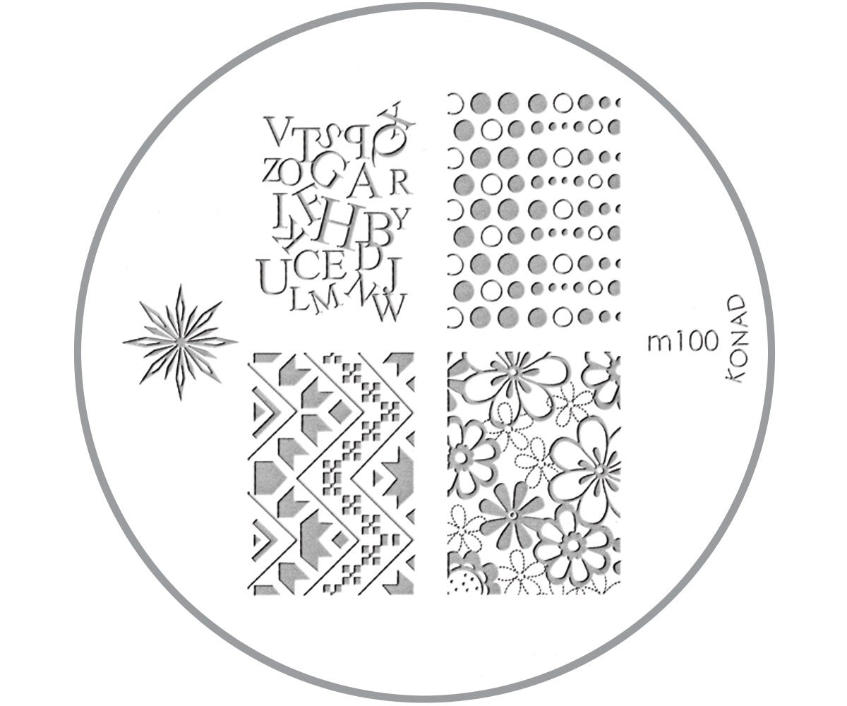 Konad template M100