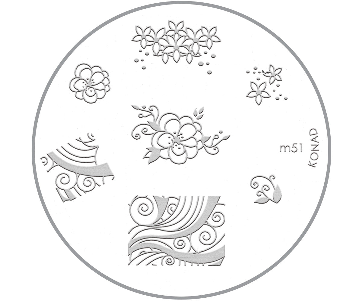 Konad-Schablone M51