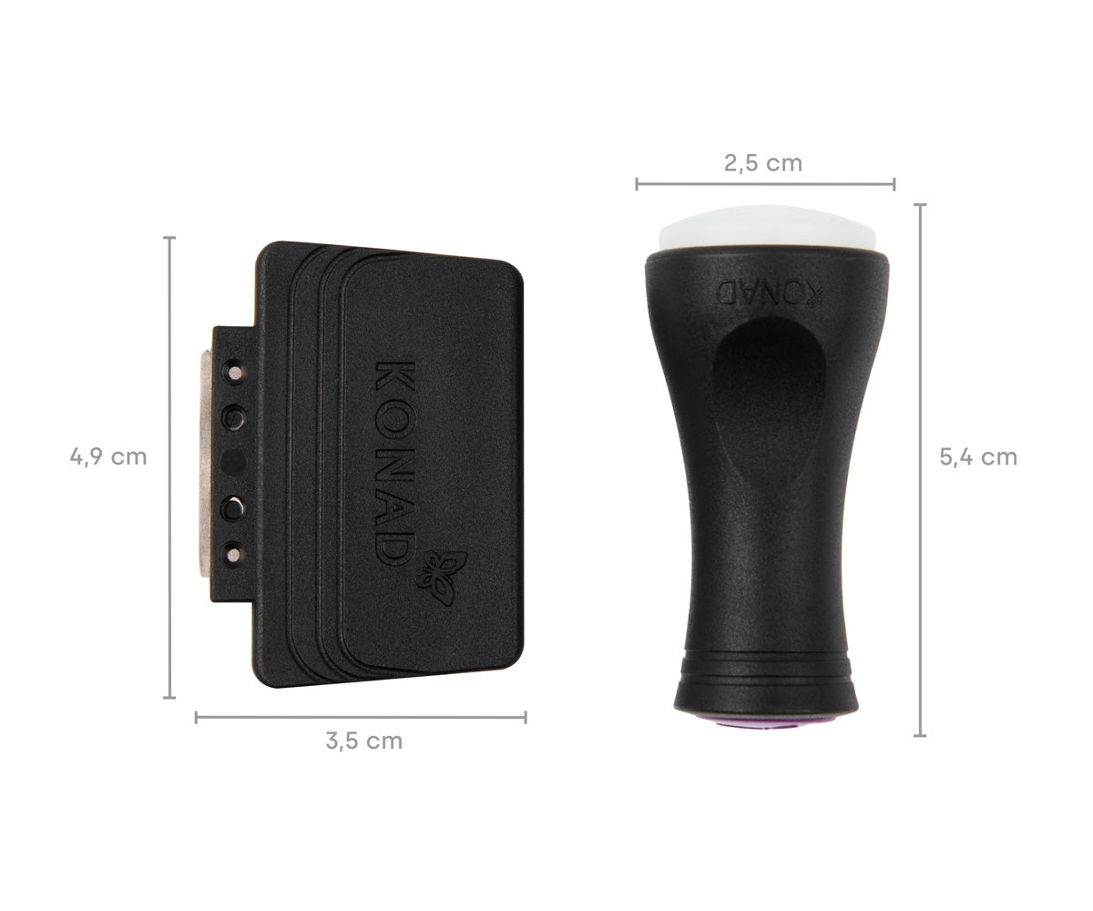 Konad 1-Way Stamp Set "black" 