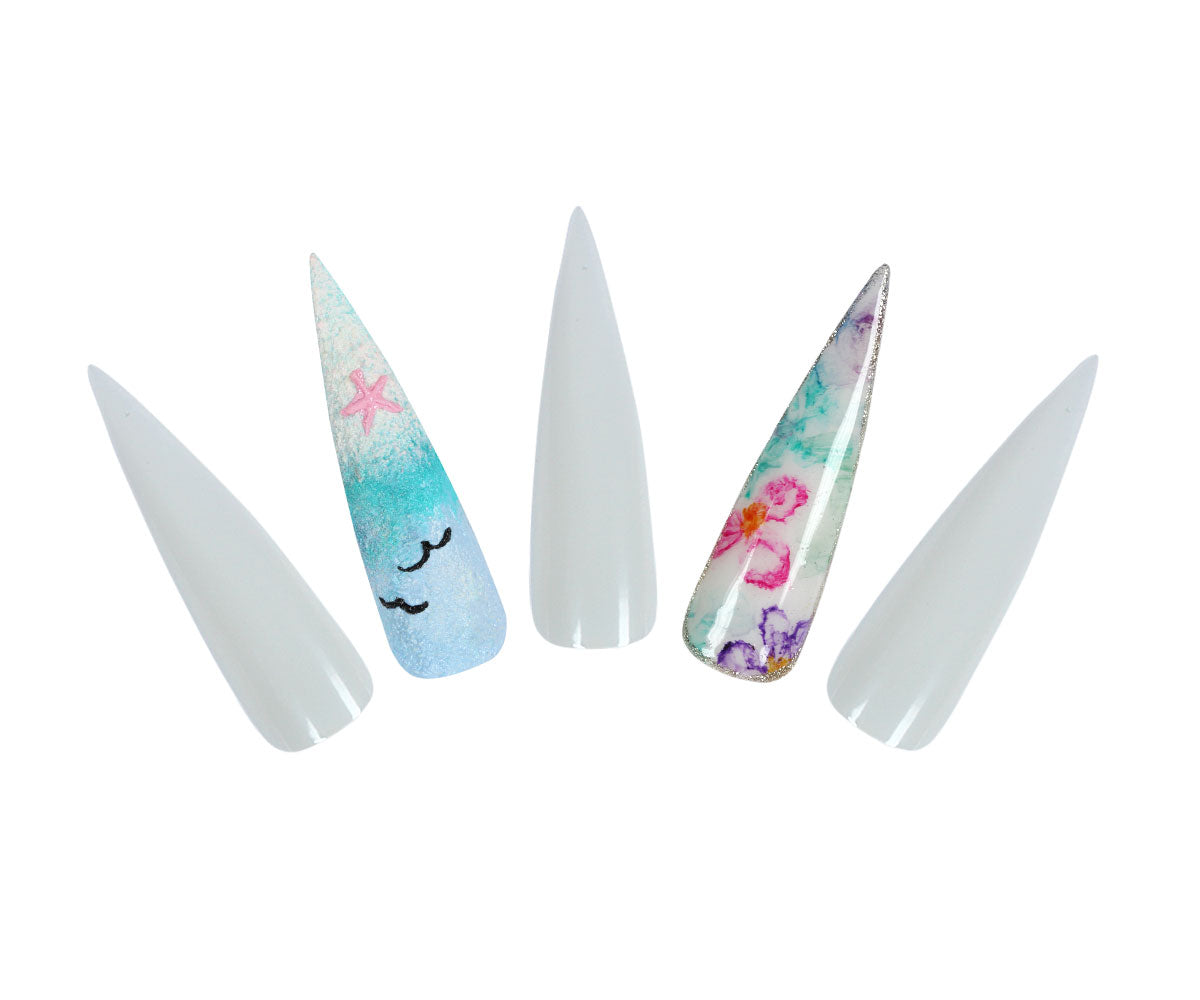 Échantillons de pointes Emmi-Nail Stiletto 240 pièces.