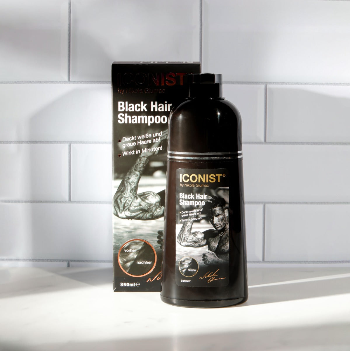 Shampoing pour cheveux noirs ICONIST de Nikola Glumac 