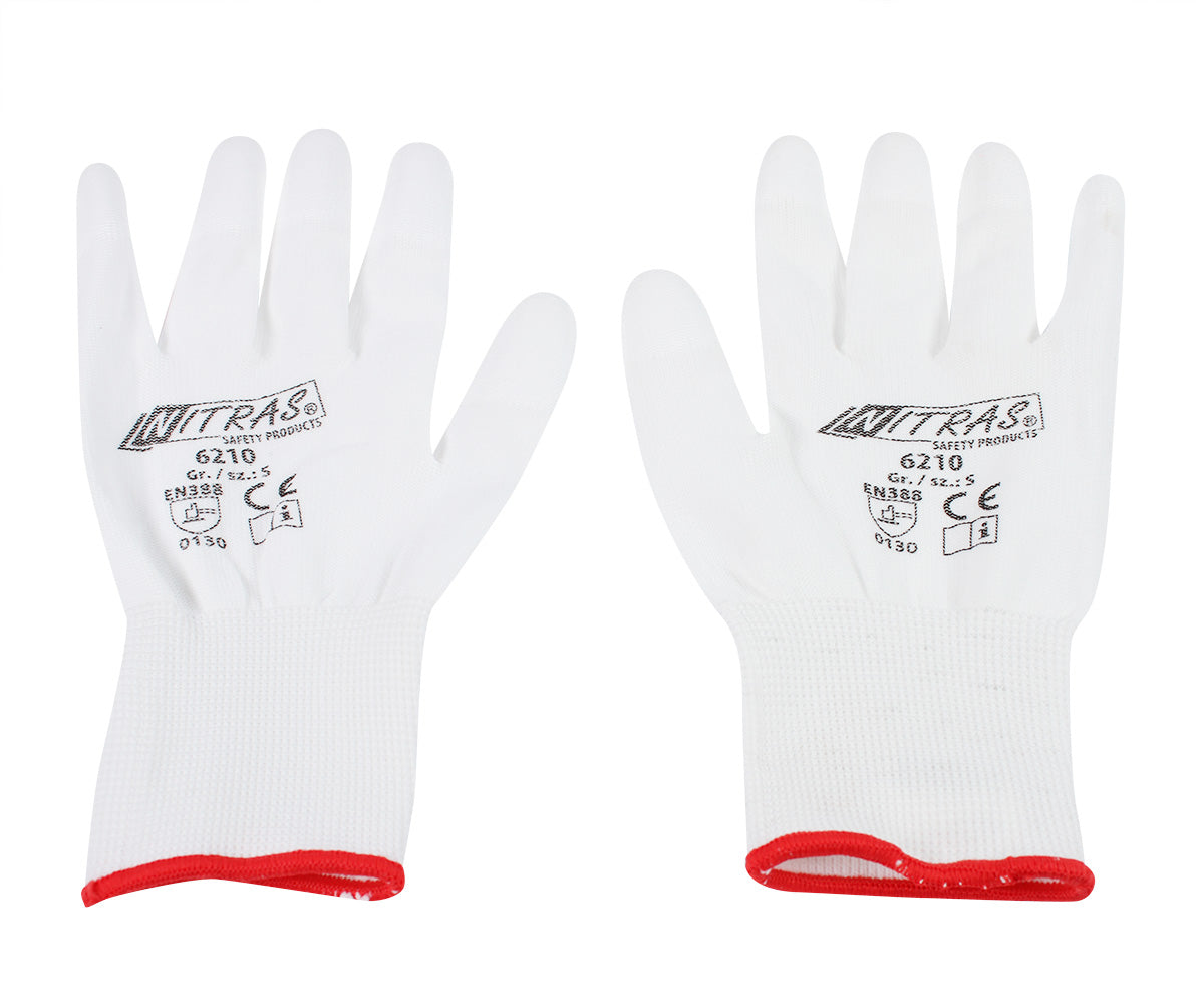 Nylonhandschuh Weiß Gr. S, 1 Paar